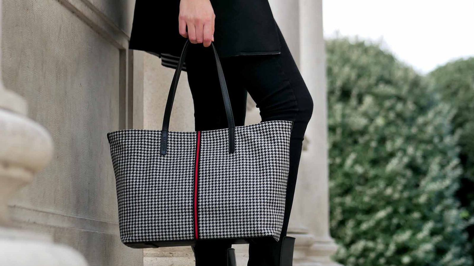nosetta houndstooth bag