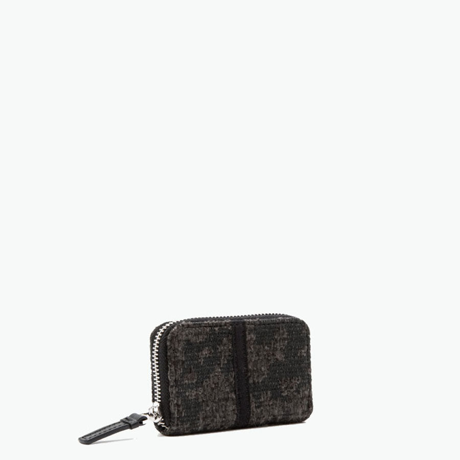Floria Card Case Winter Garden and Leather