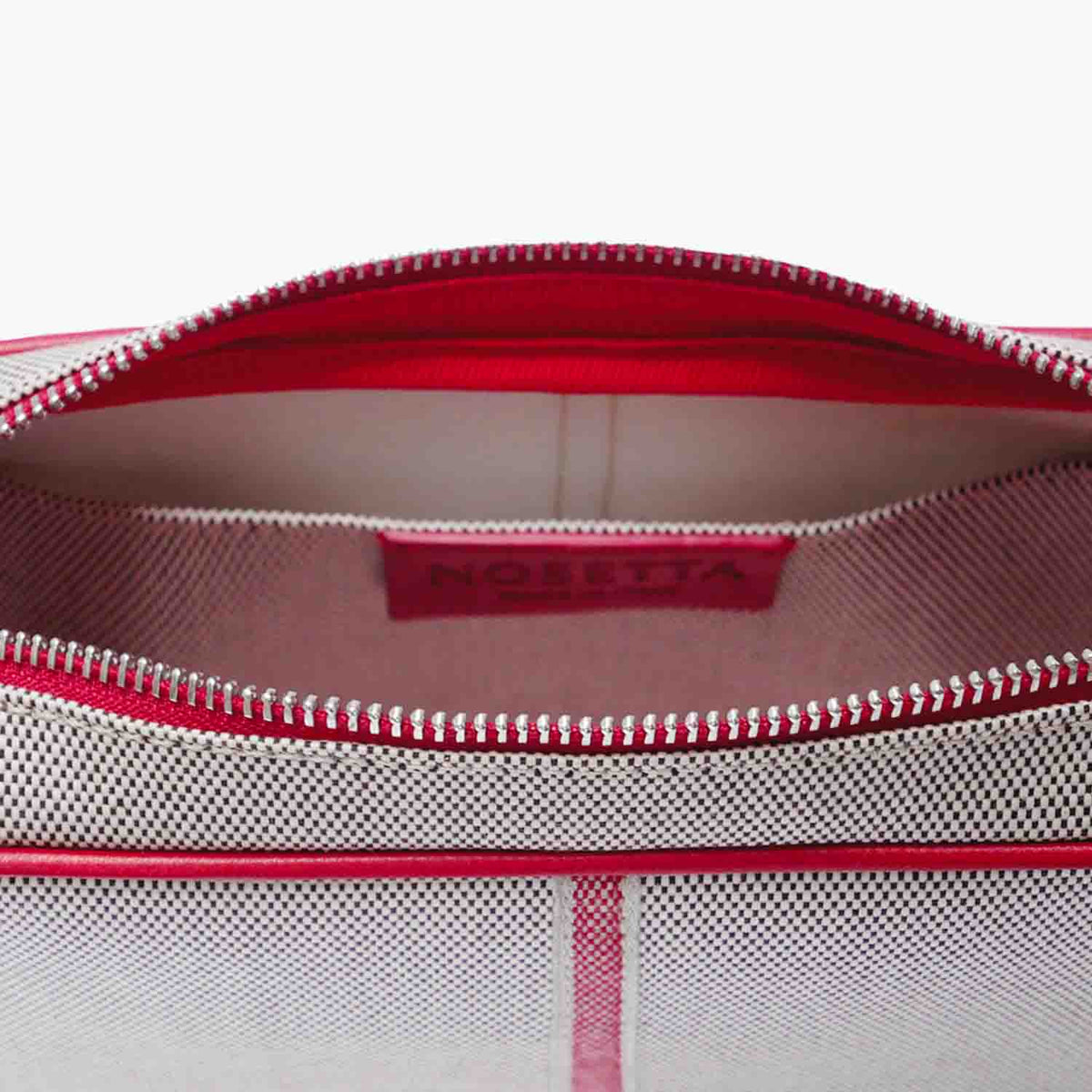 Margherita-L Crossbody Cotton Tweed and Leather