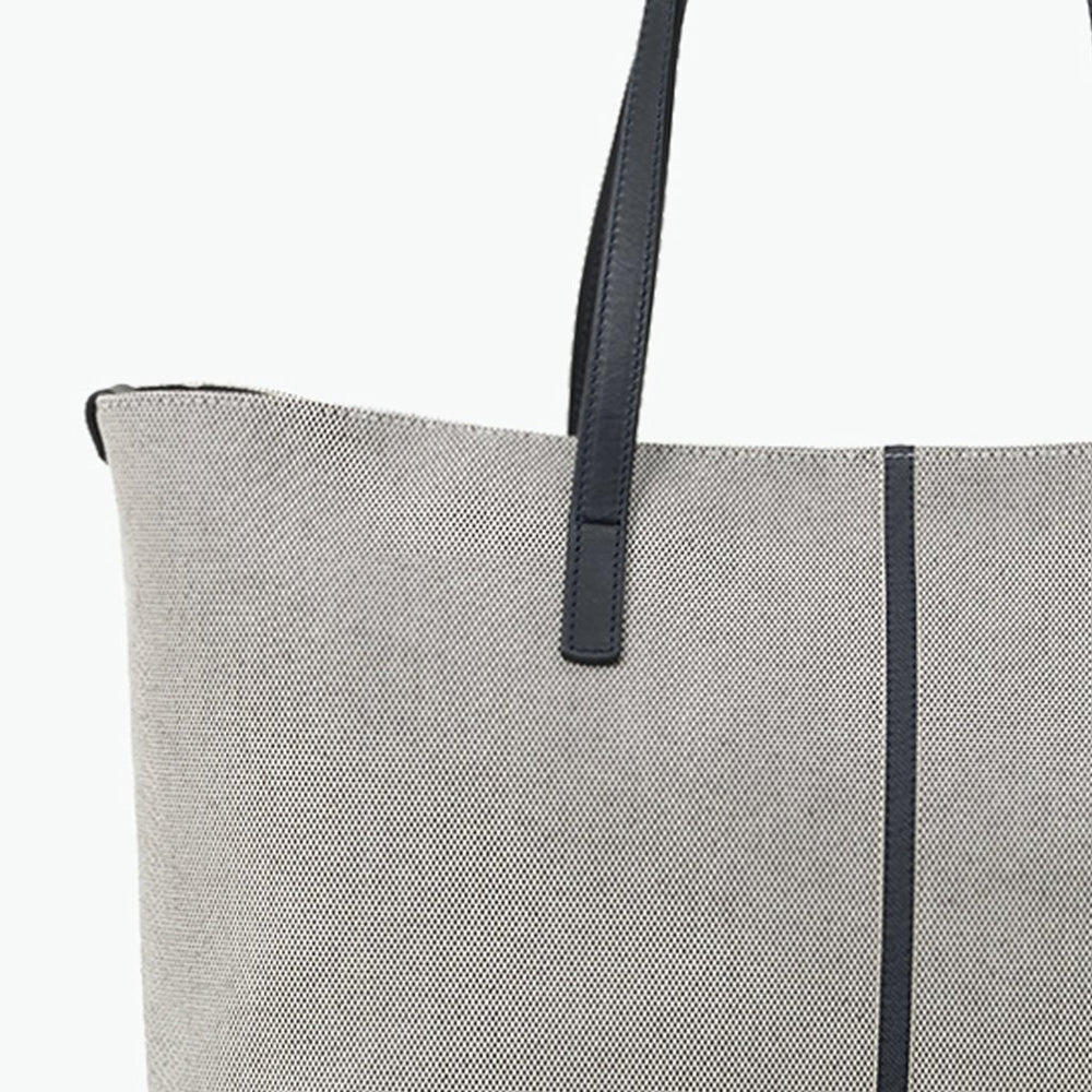 Celesia Medium Tote Cotton Tweed and Leather - Nosetta