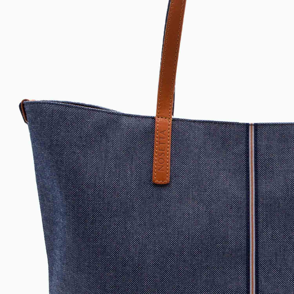 Celesia Medium Tote Denim and Leather - Nosetta