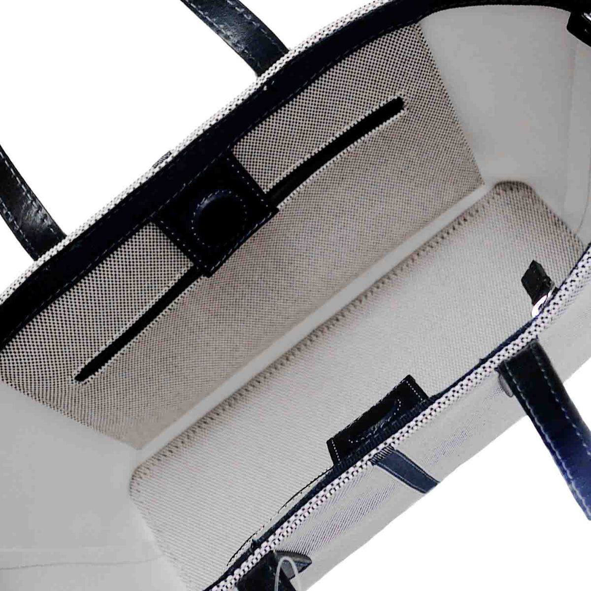 Carlia Small Tote Cotton Tweed and Leather