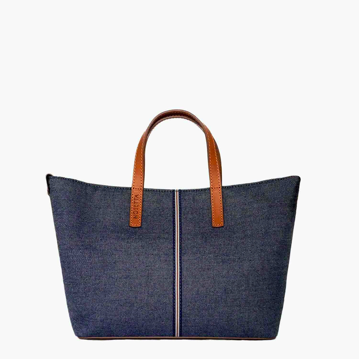 Carlia Small Tote Denim and Leather