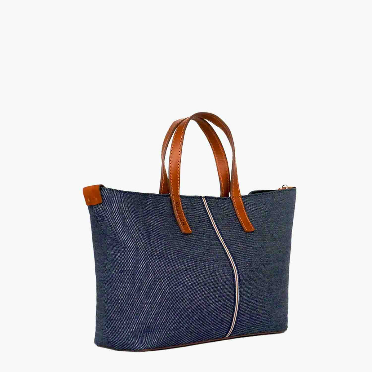 Carlia Petit Cabas Denim et Cuir