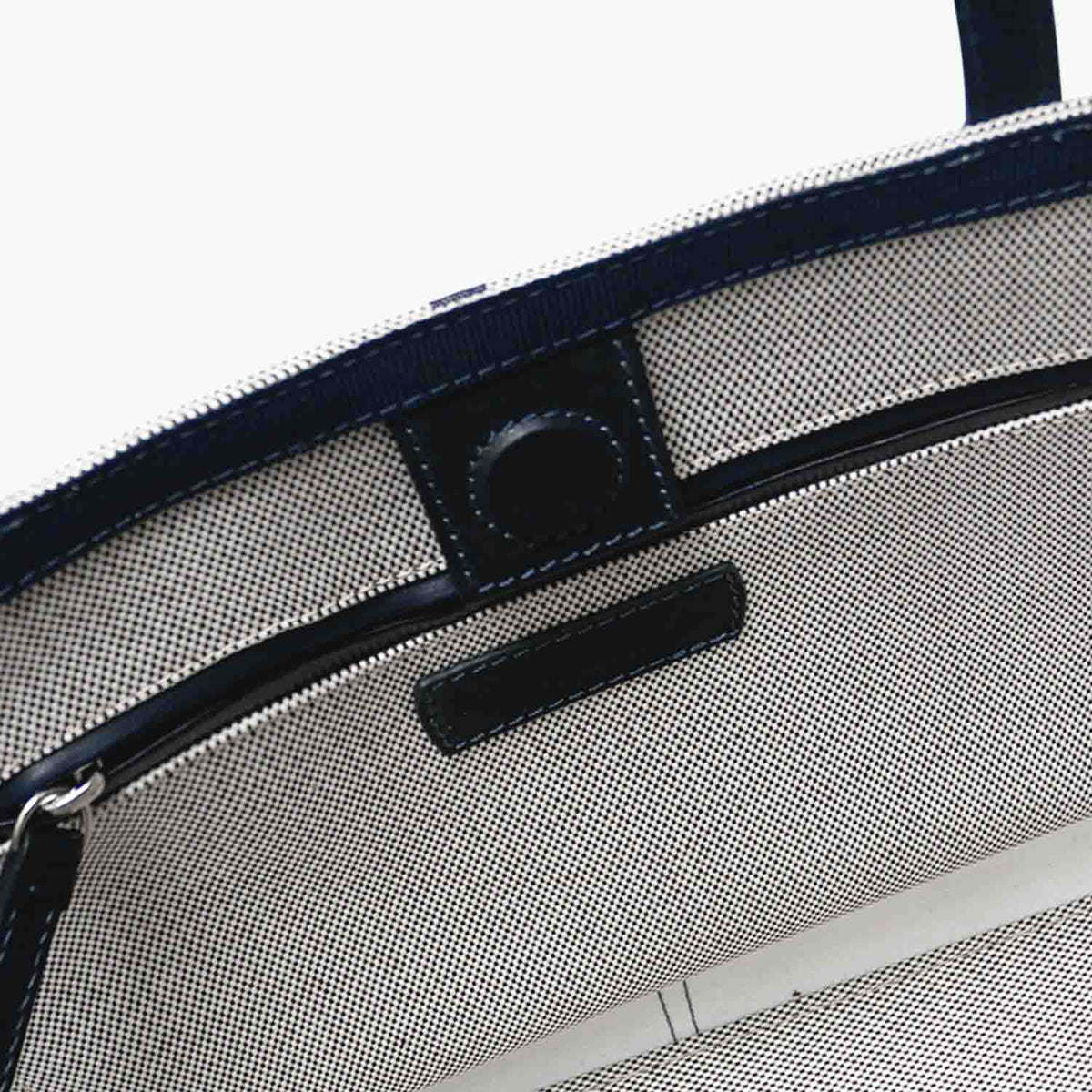 Celesia Cabas Moyen Tweed de Coton et Cuir