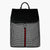 Este Backpack Houndstooth Wool and Leather