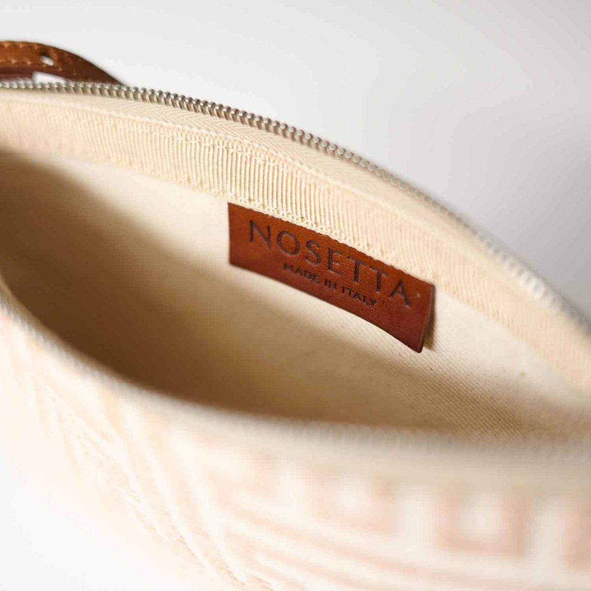 Gallia-LS Clutch Labyrinth Jacquard and Leather