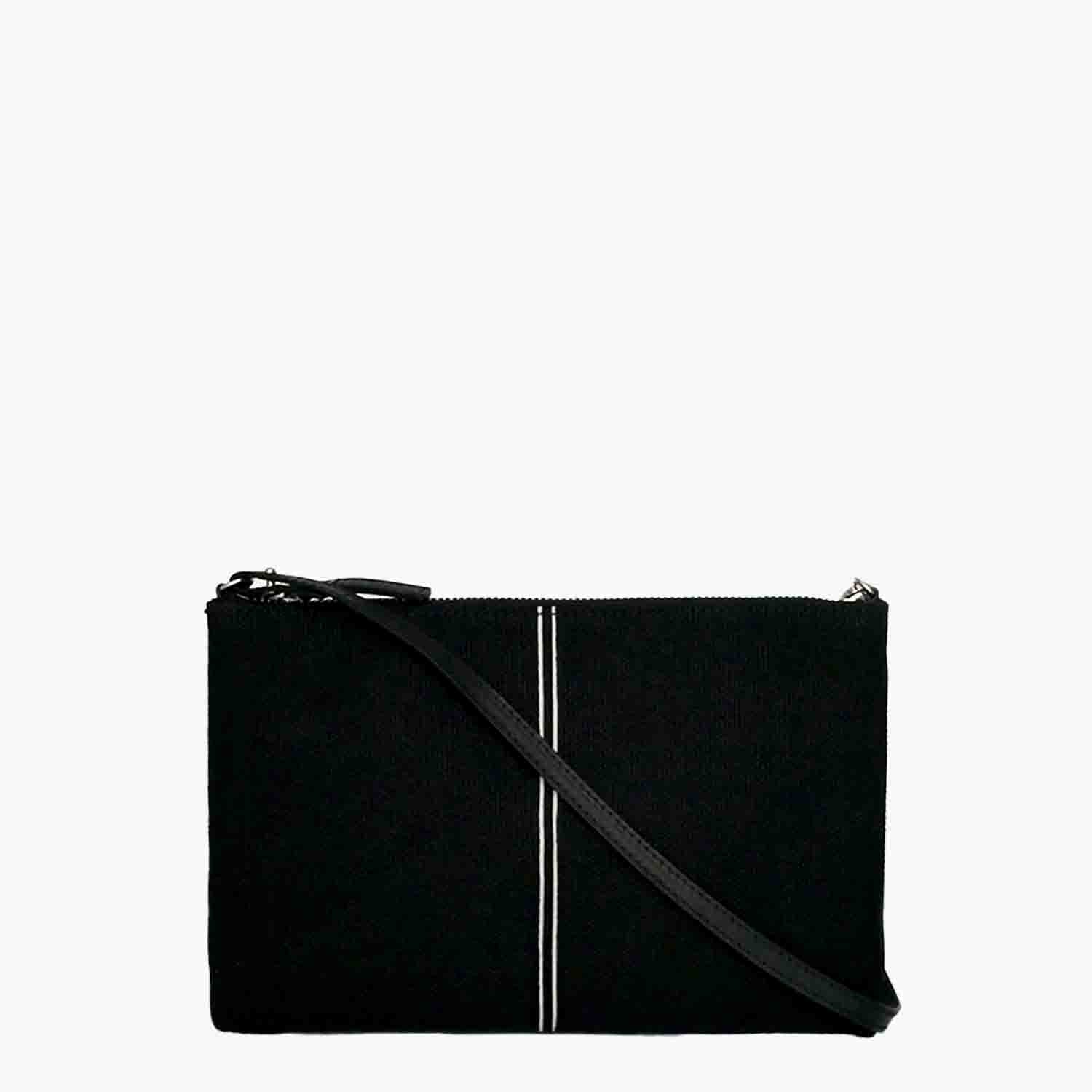 Gallia-S Clutch Cotton Canvas and Leather