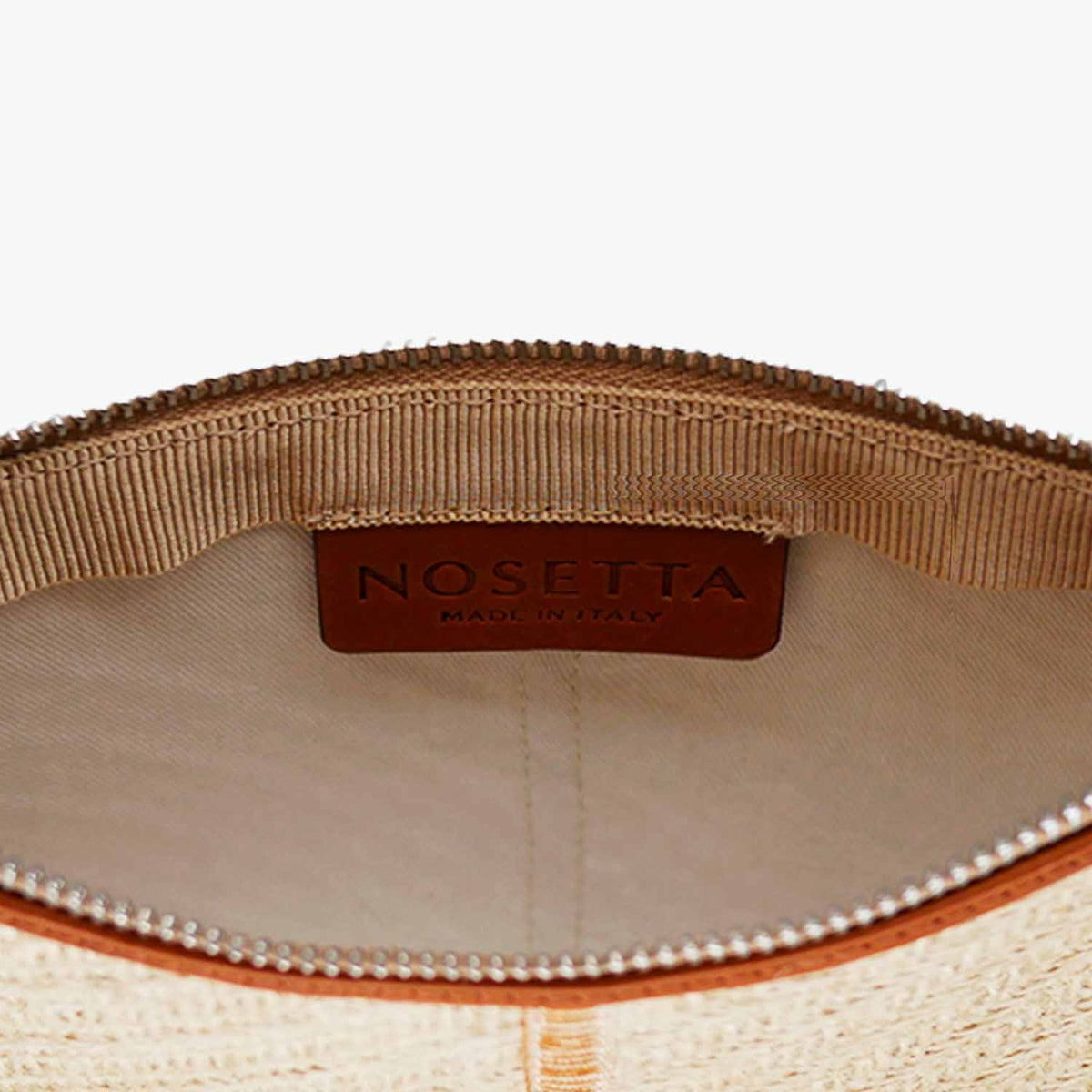 Carlia Small Tote Jute and Leather