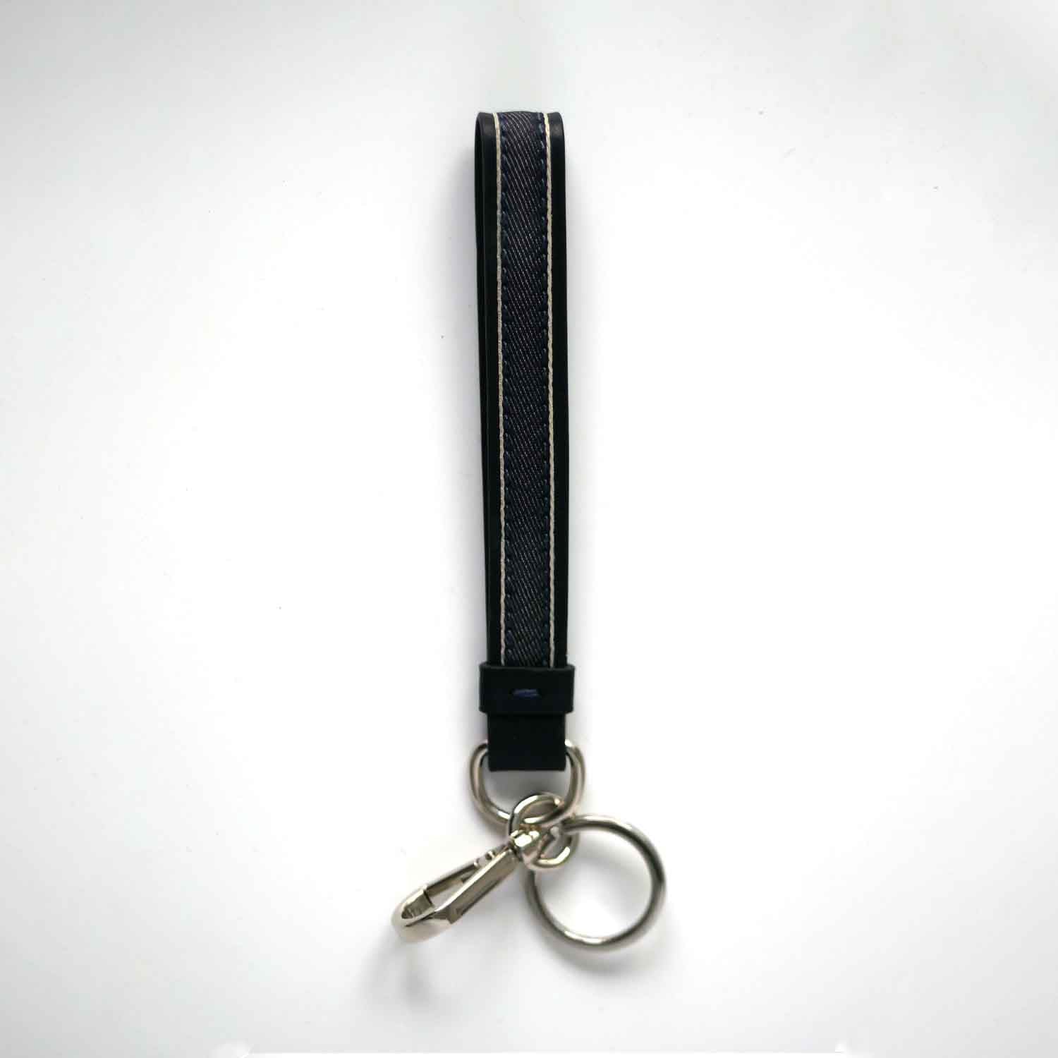 Geno Keyring Cotton Tweed and Leather - Nosetta