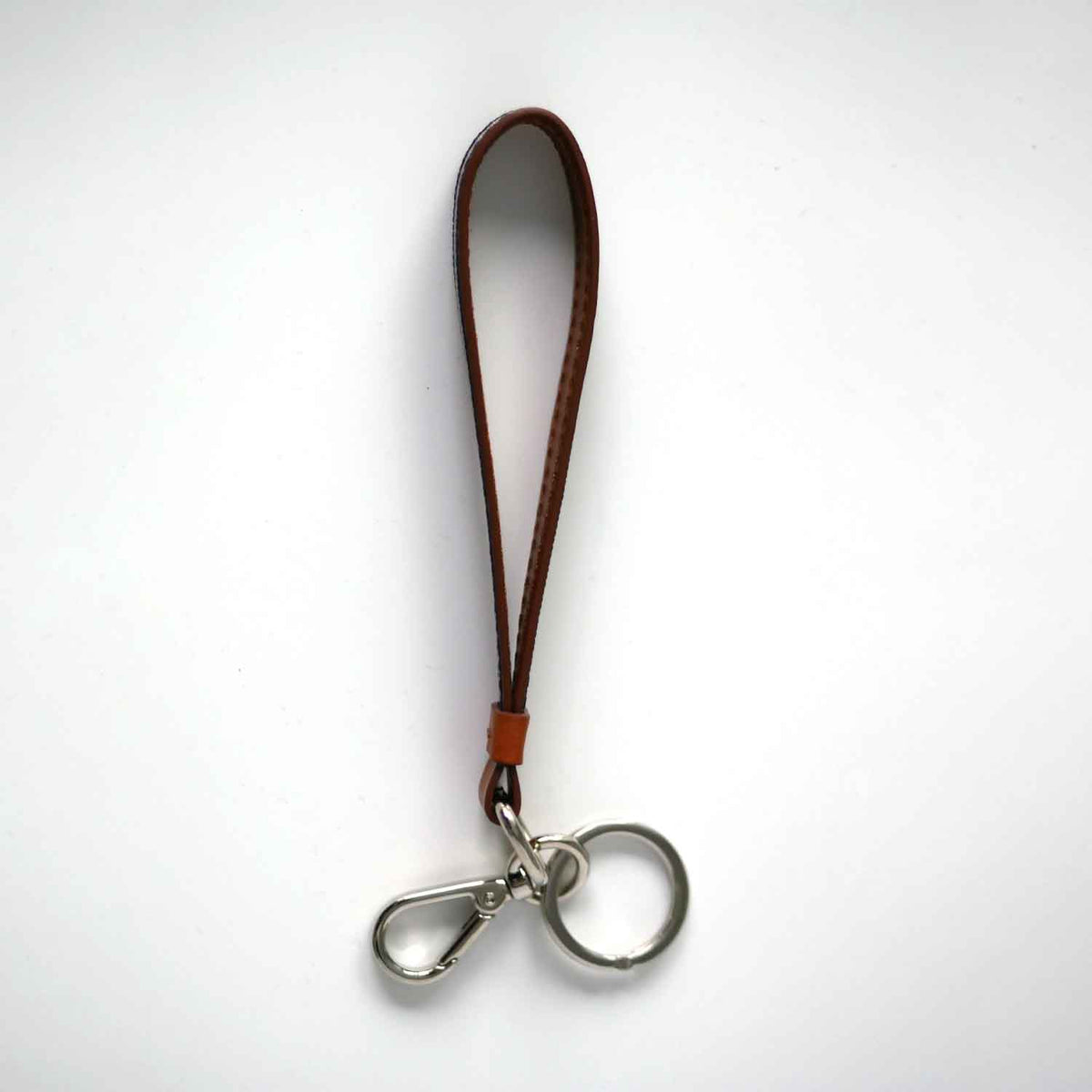 Geno Keyring Denim and Leather