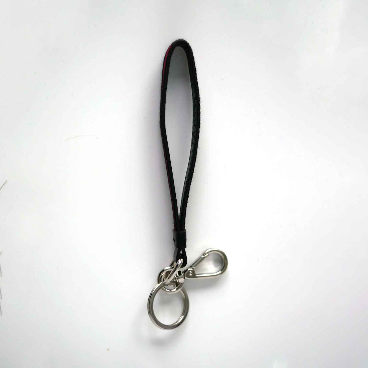 Geno Keyring Houndstooth and Leather