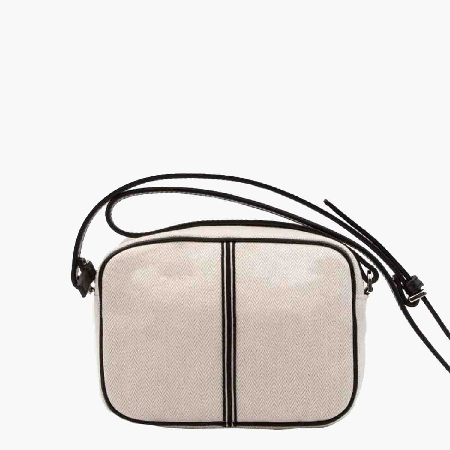 Margherita Crossbody Cotton-Linen and Leather