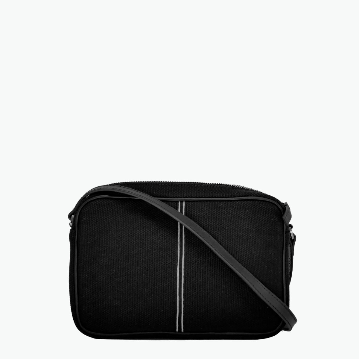 Margherita-L Crossbody Cotton Canvas and Leather