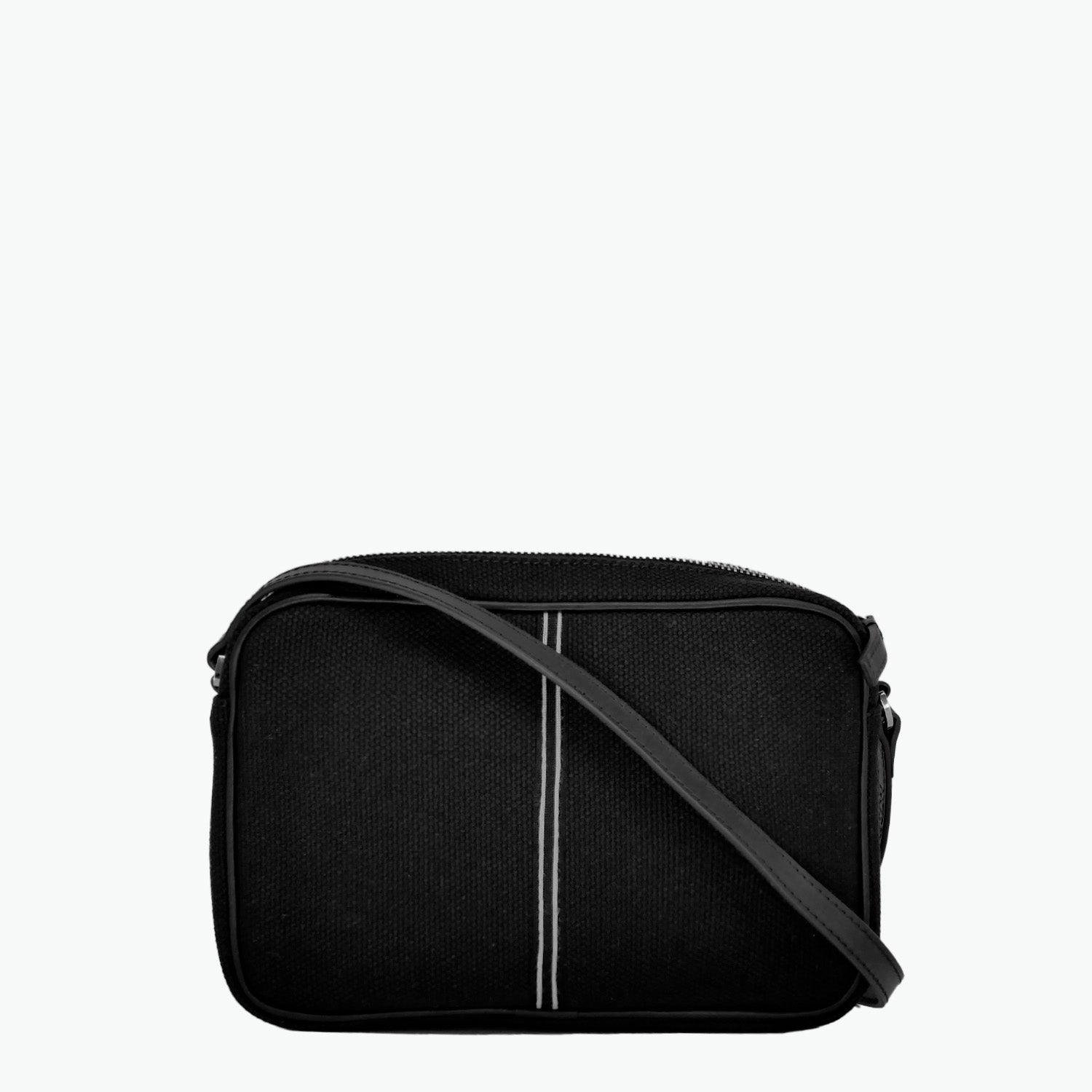 Margherita-L Crossbody Cotton Canvas and Leather