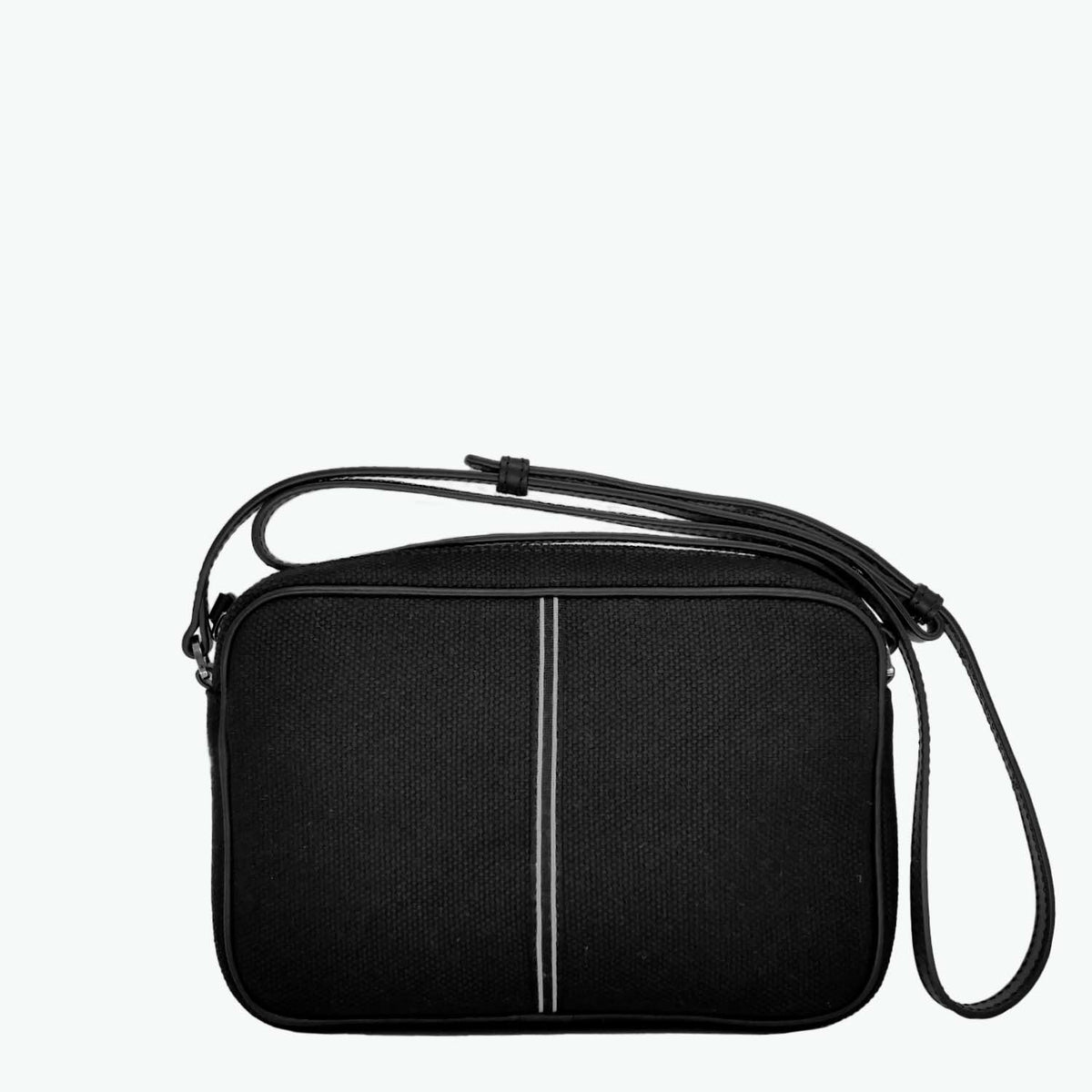 Margherita-L Crossbody Cotton Canvas and Leather