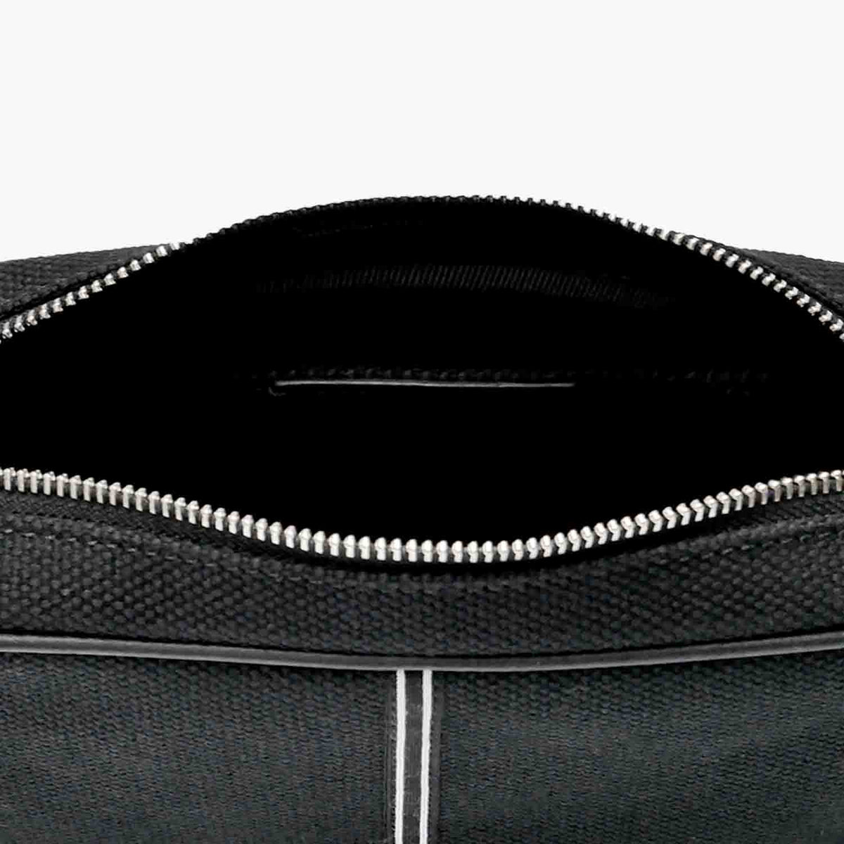 Margherita-L Crossbody Cotton Canvas and Leather