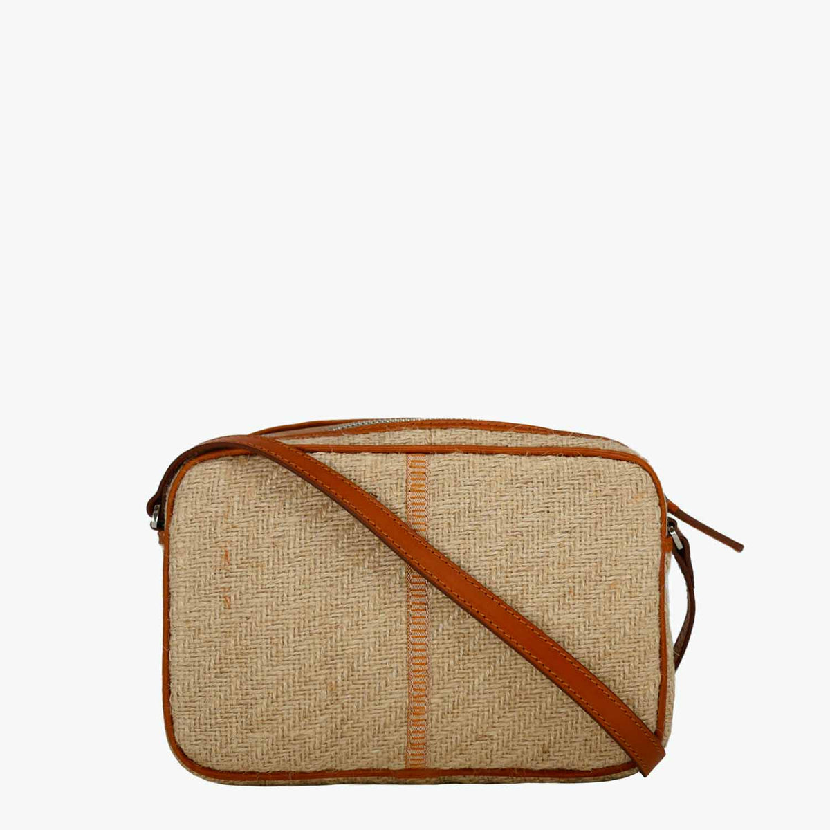 Margherita-L Crossbody Jute and Leather