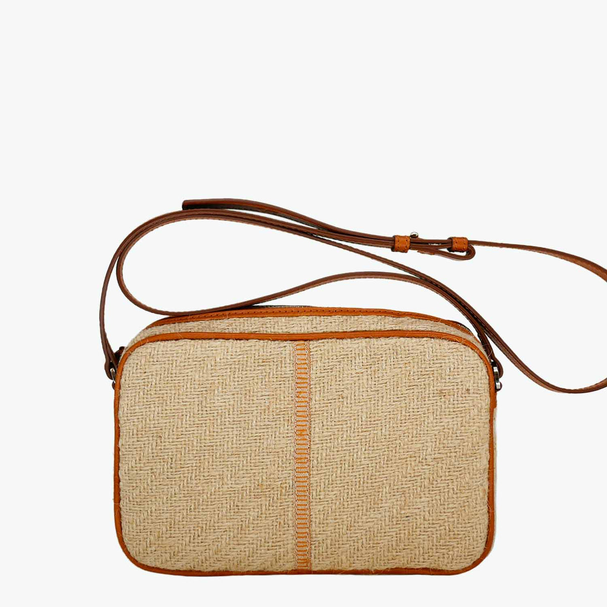 Margherita-L Crossbody Jute and Leather