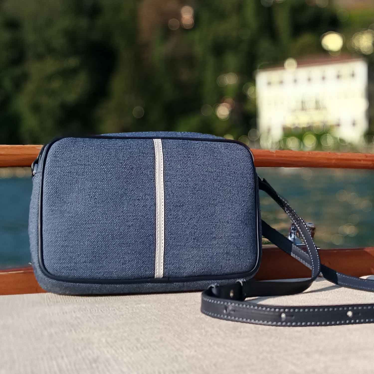 Margherita-L Crossbody Denim and Leather