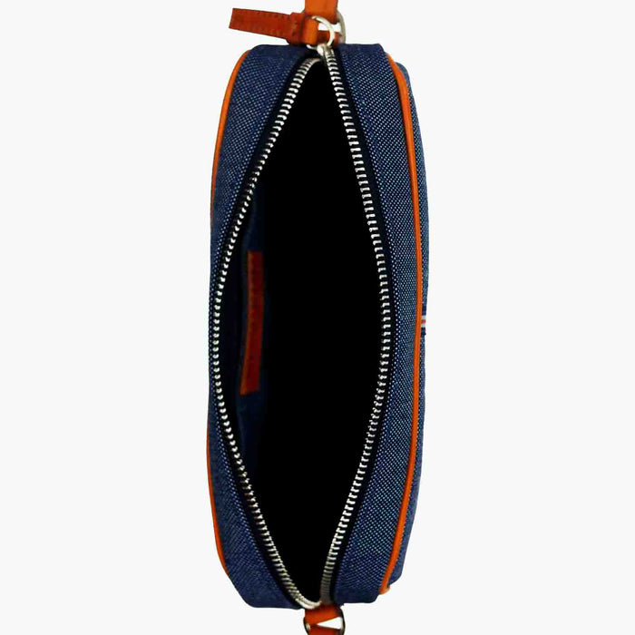 Margherita-L Crossbody Denim and Leather