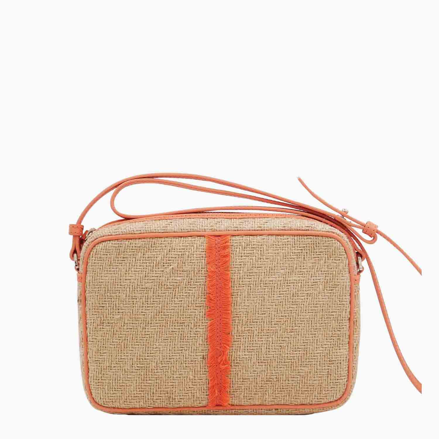 Margherita-L Crossbody Jute and Leather