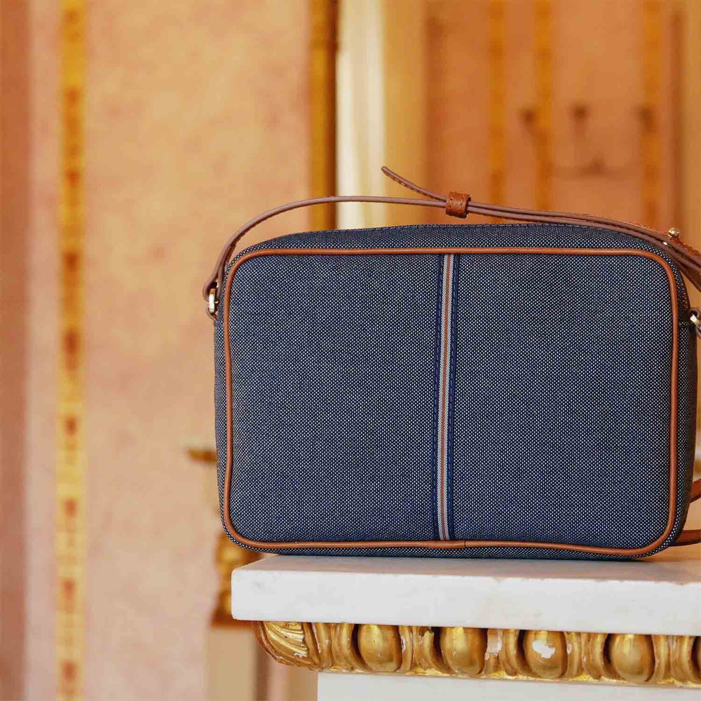 Margherita-L Crossbody Denim and Leather