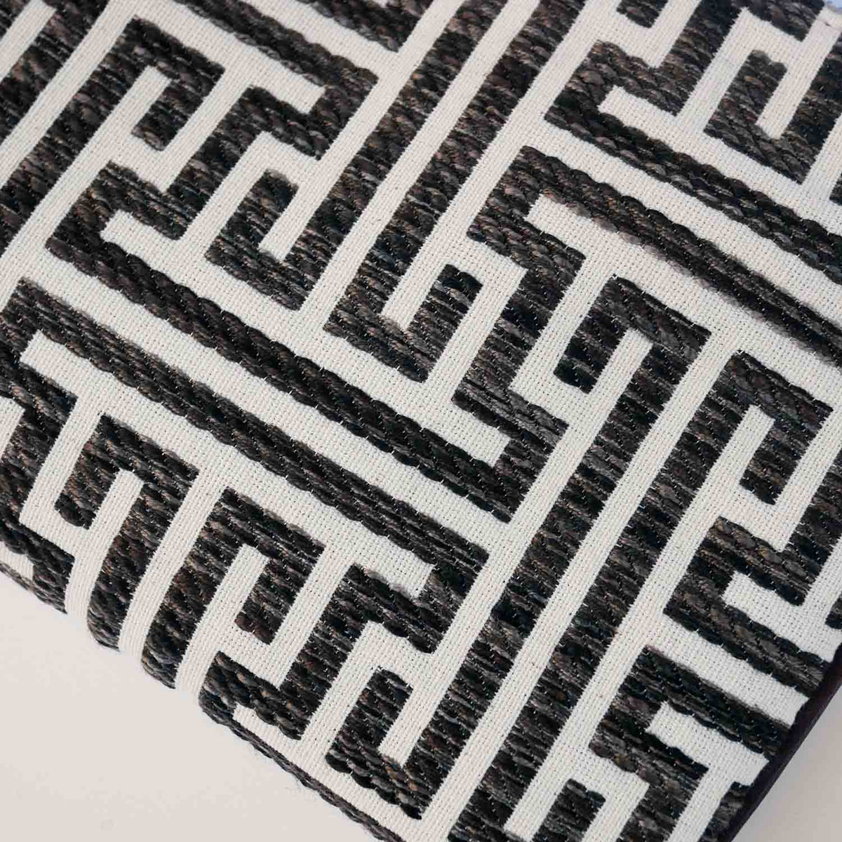 Gallia-LS Clutch Labyrinth Jacquard and Leather