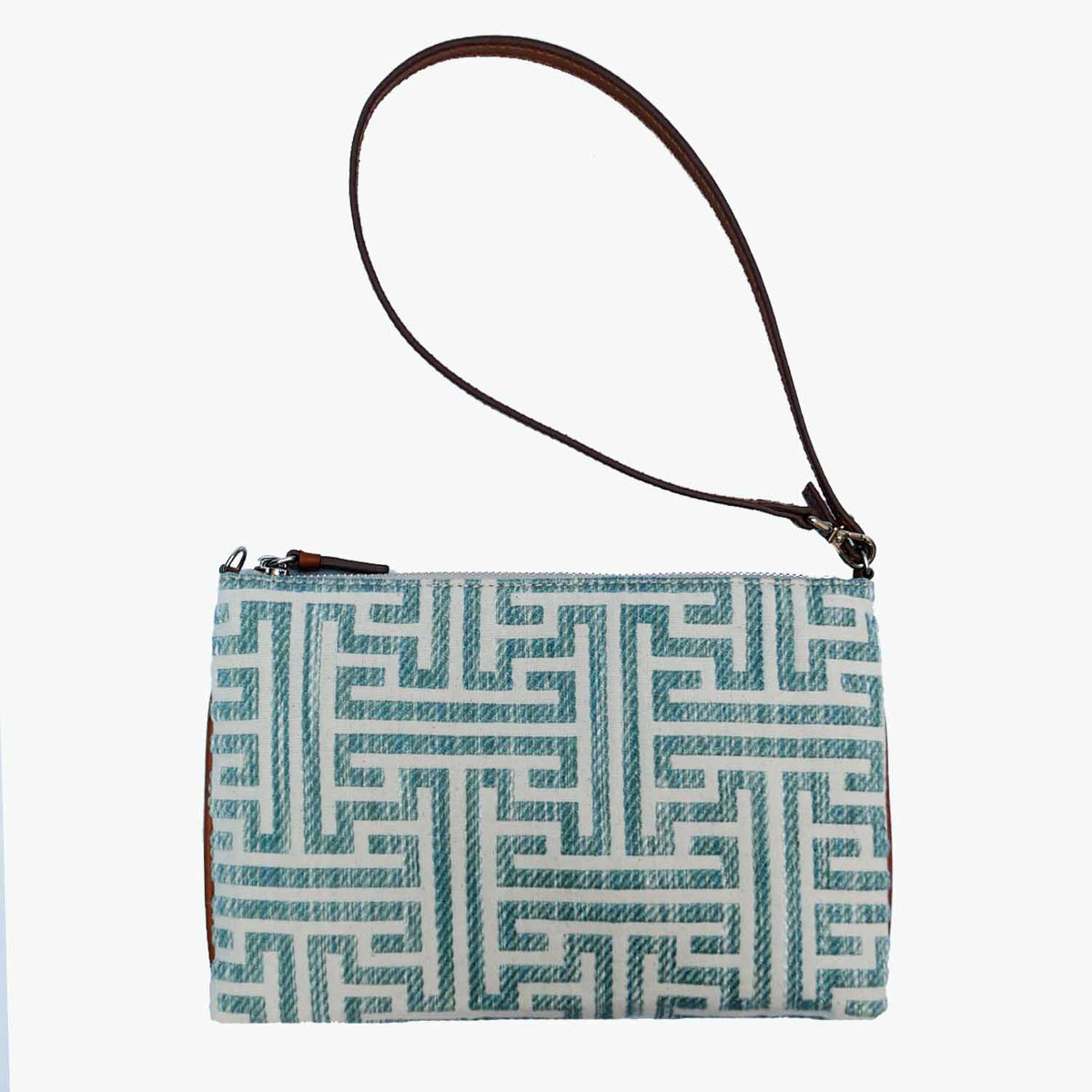 Gallia-S Pochette convertibile in Tweed di Velluto e Pelle