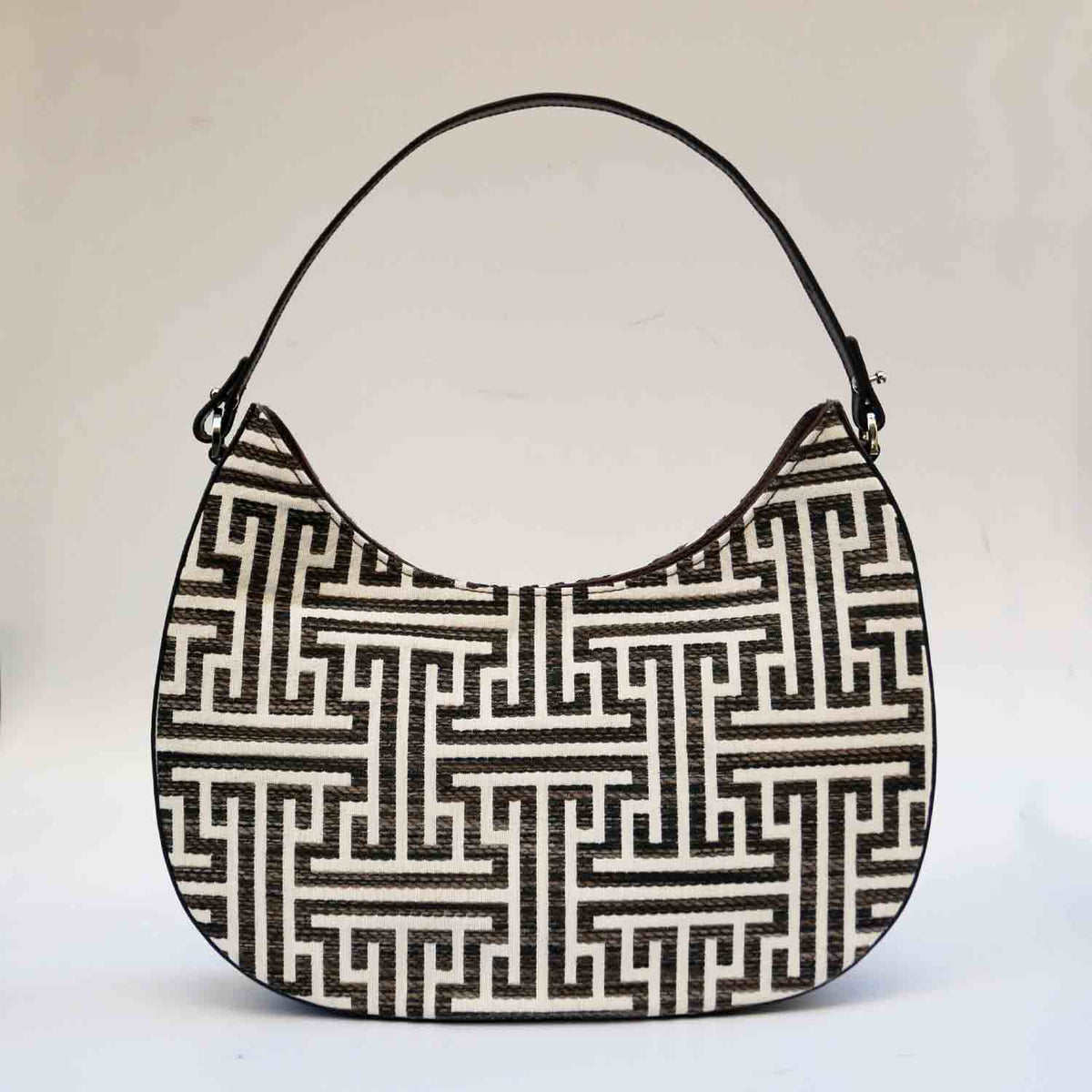 Olmo Hobo Labyrinth Jacquard and Leather