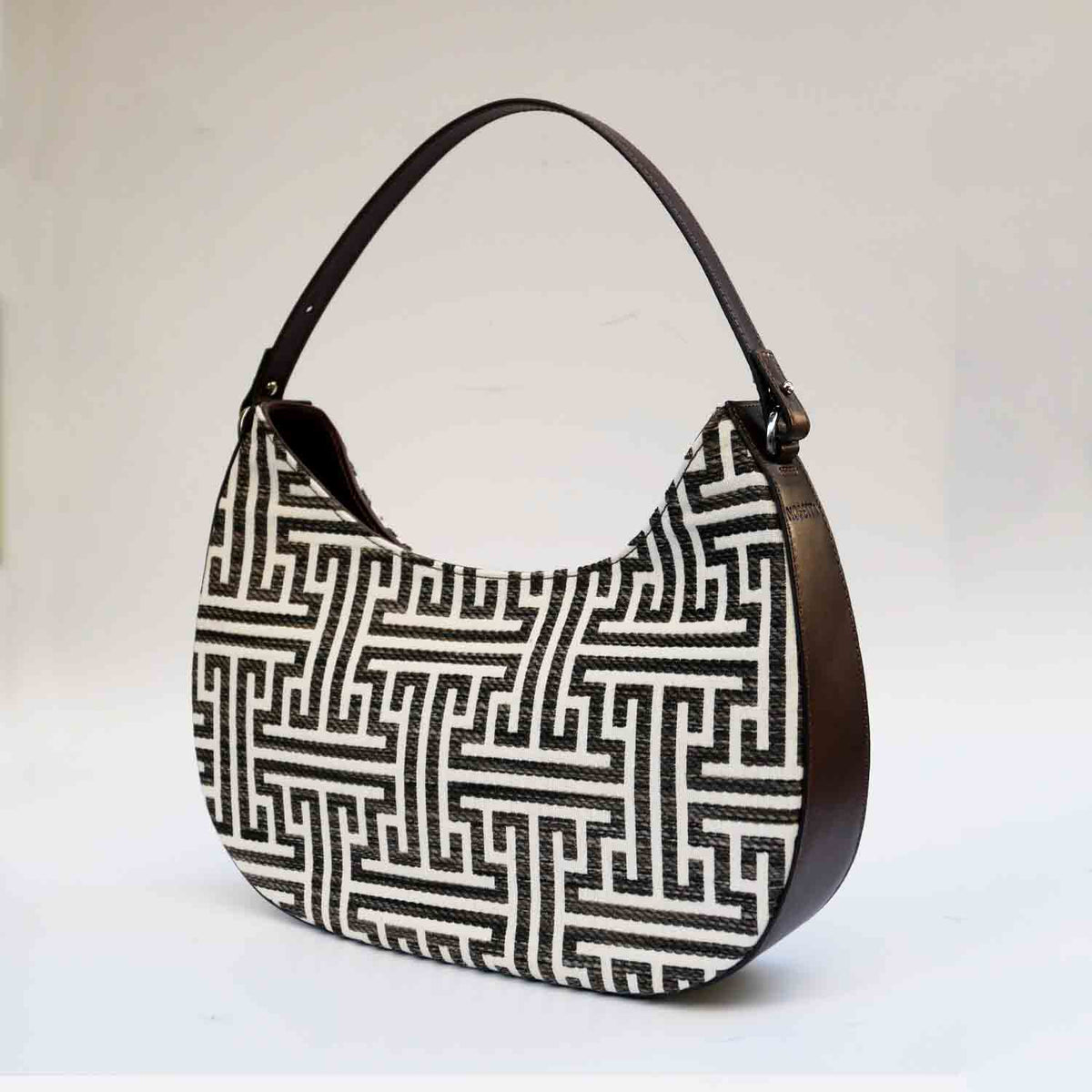 Olmo Hobo Labyrinth Jacquard and Leather