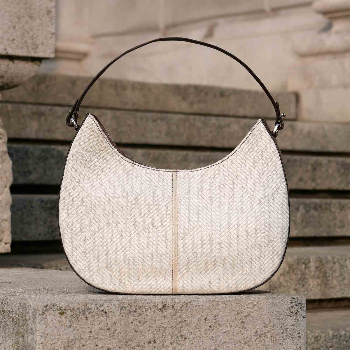 Olmo Hobo Rombi Jacquard and Leather