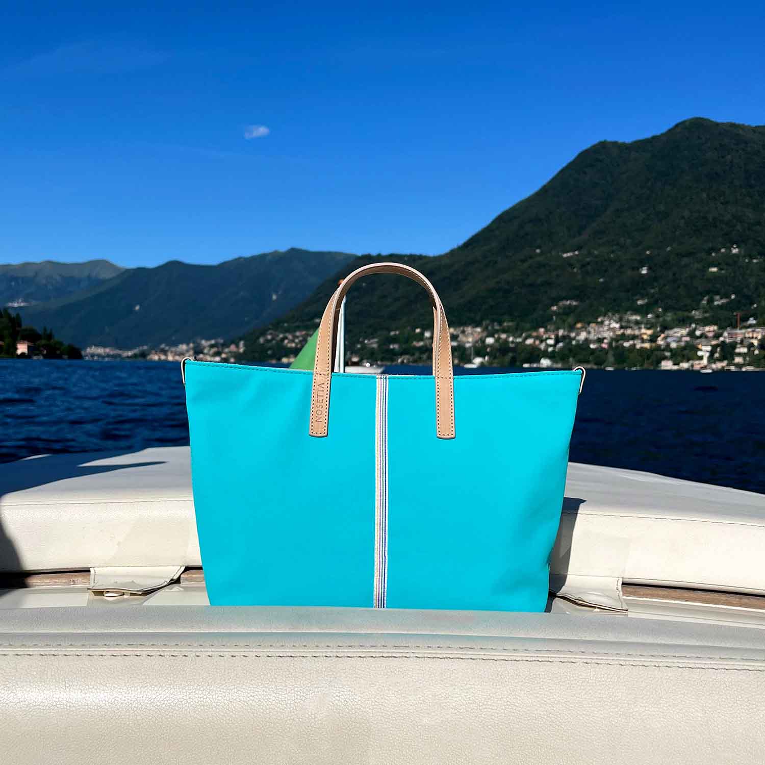 Carlia Small Tote Canvas and Leather