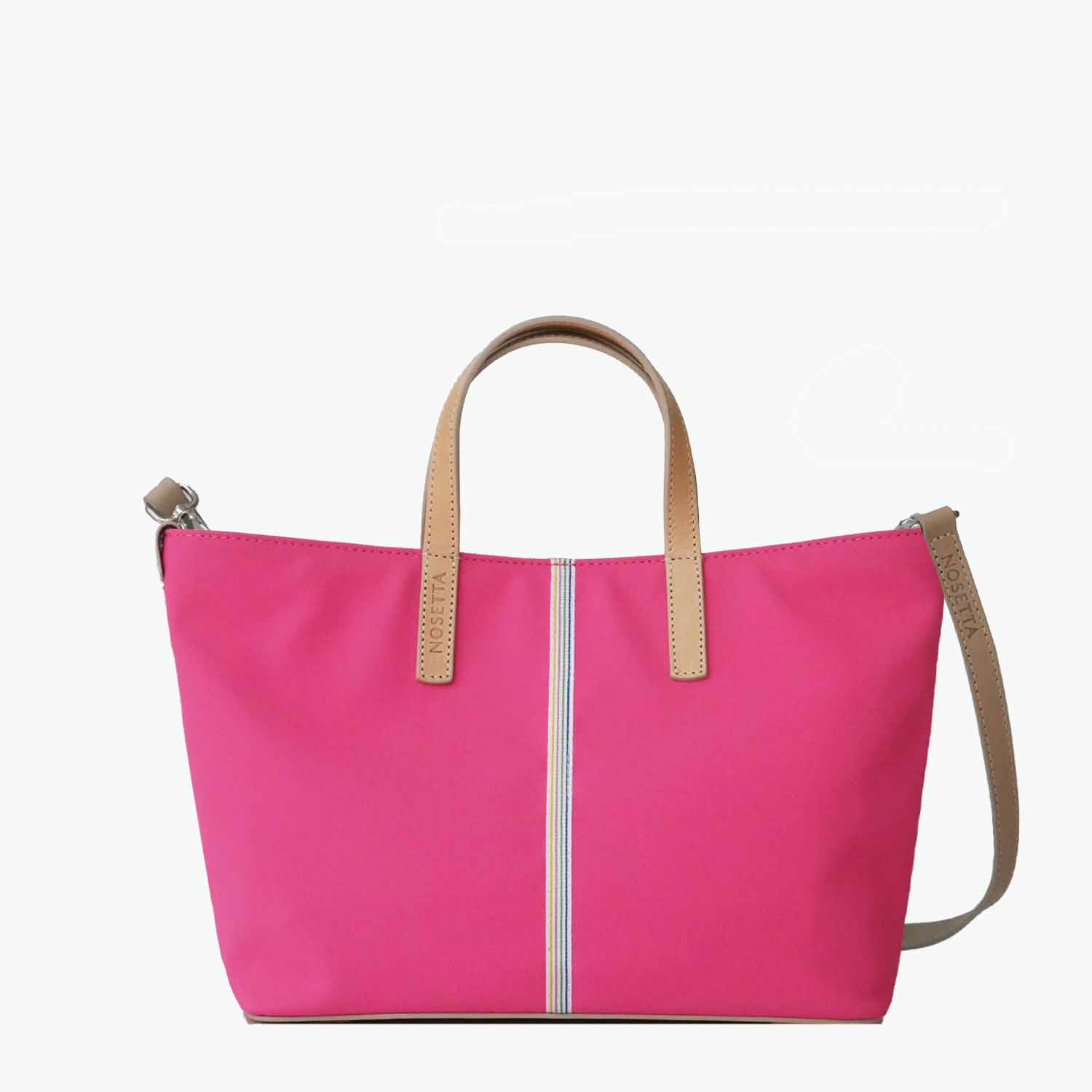 Carlia Shopper Piccola in Tela e Pelle                                