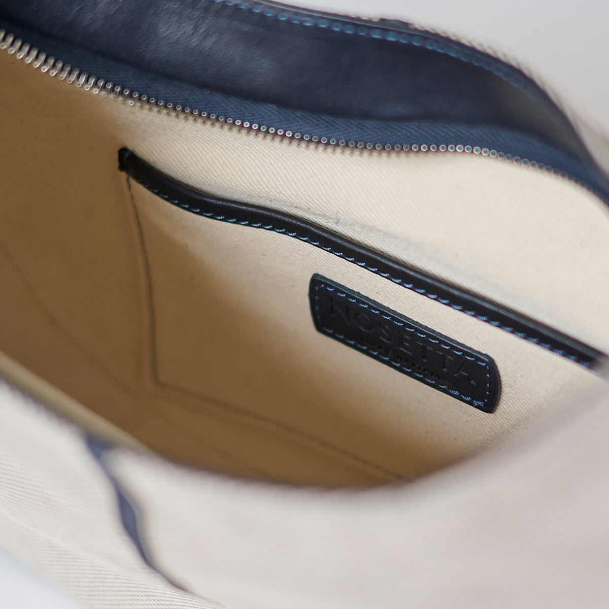 Olmo Hobo Cotton Tweed and Leather