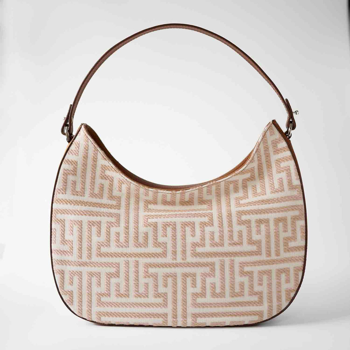 Olmo Hobo Labyrinth Jacquard and Leather
