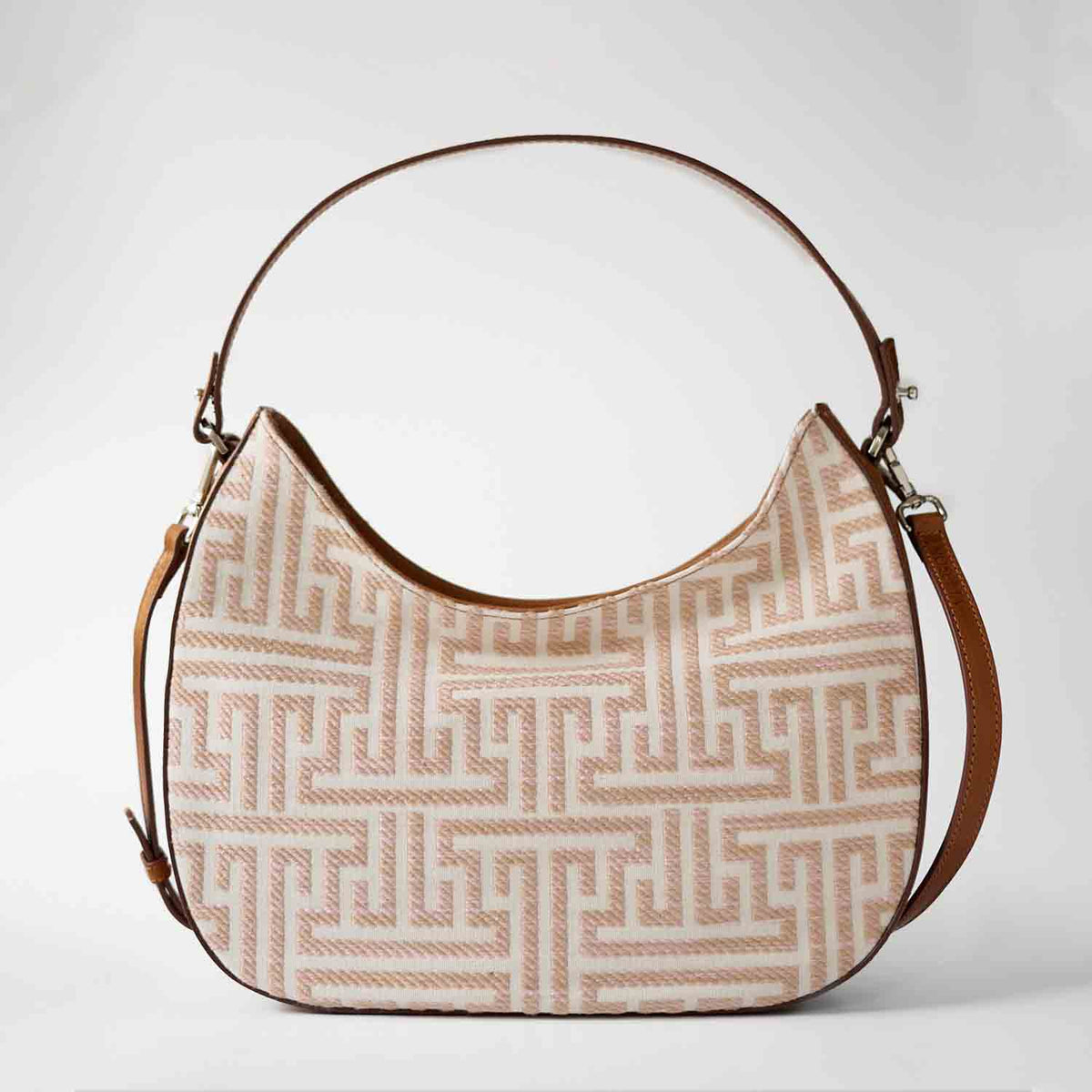 Olmo Hobo Labyrinth Jacquard and Leather