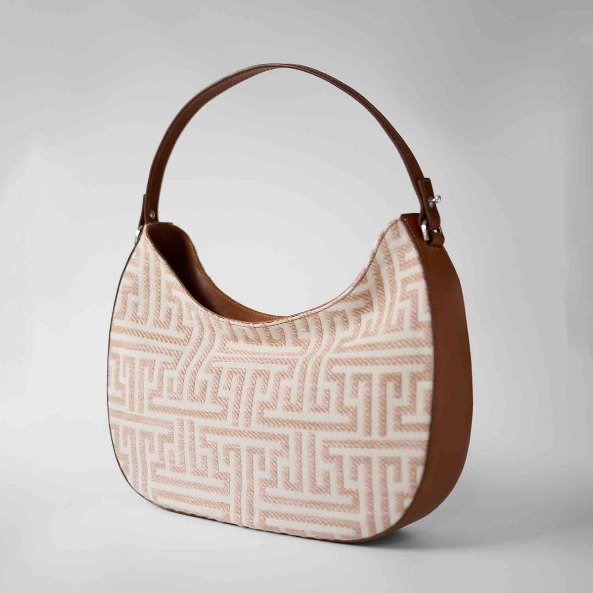 Olmo Hobo Labyrinth Jacquard and Leather