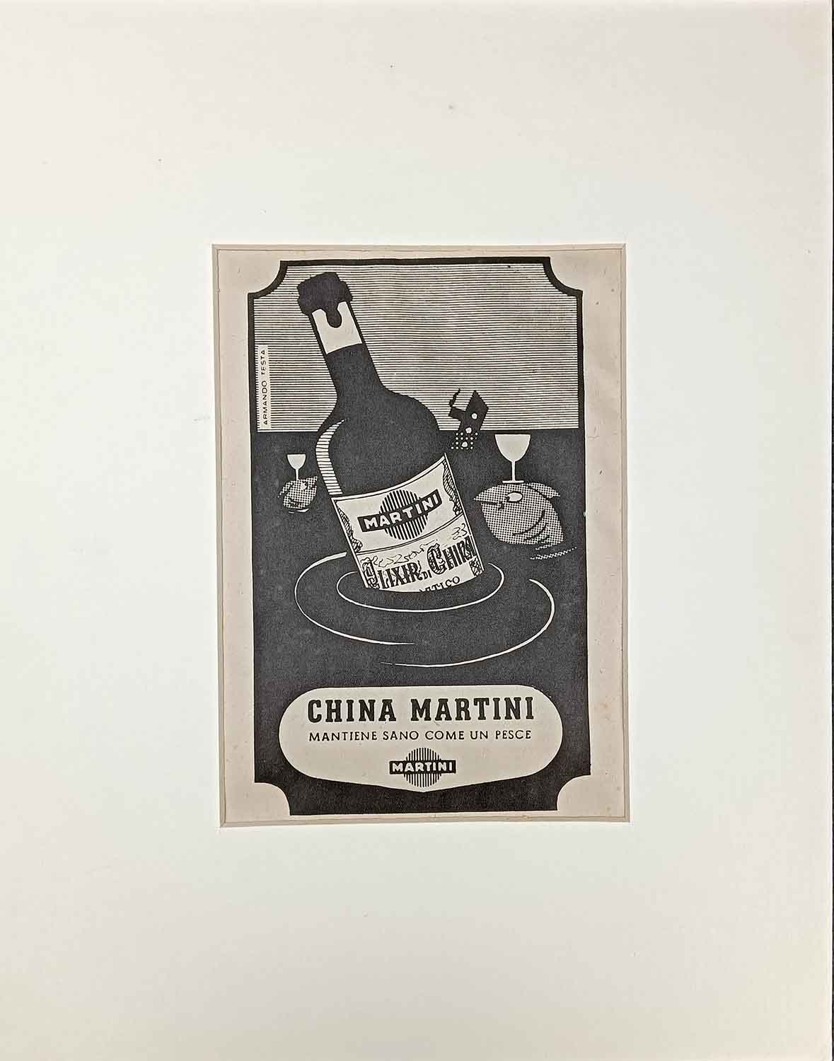 CHINA MARTINI VINTAGE POSTER ARMANDO TESTA