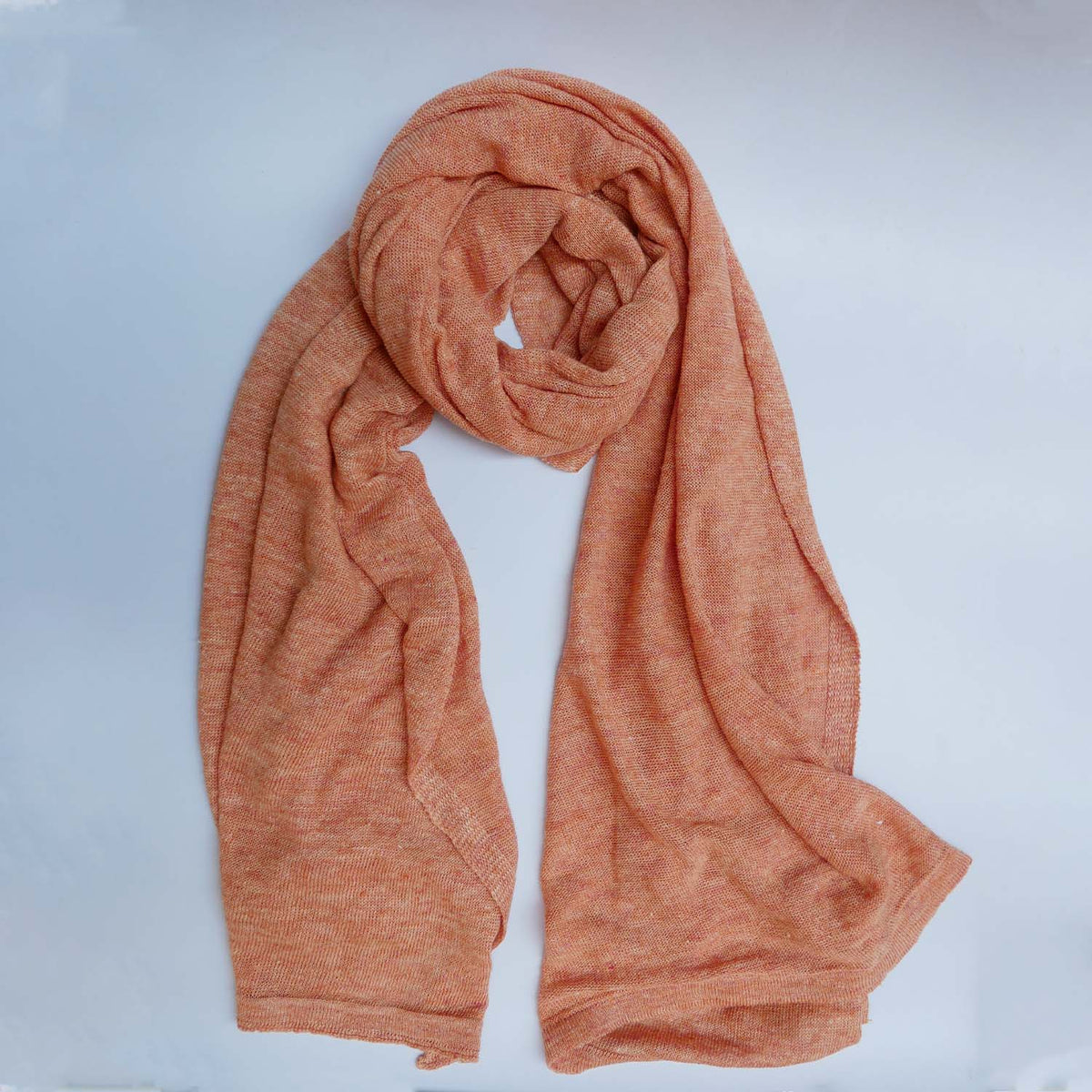 Knitted 100% Linen Stole