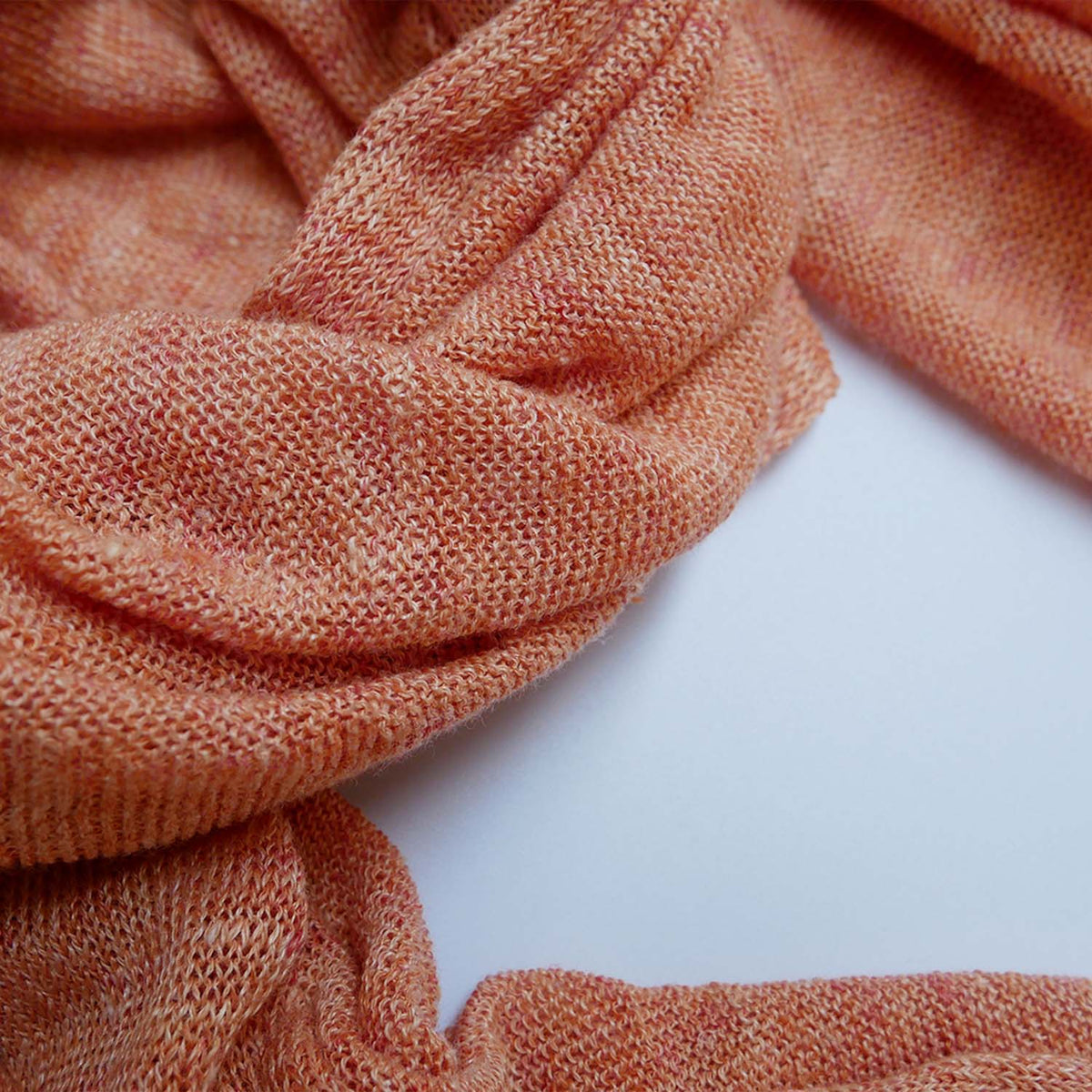 Knitted 100% Linen Stole