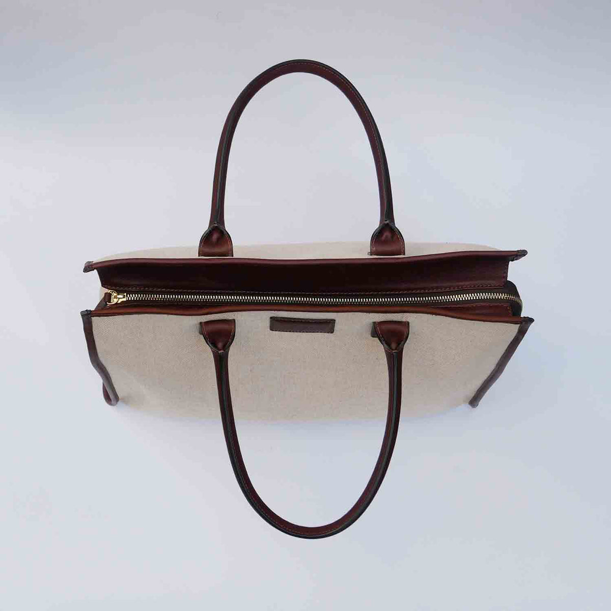 Massima Medium Tote Canvas and Leather
