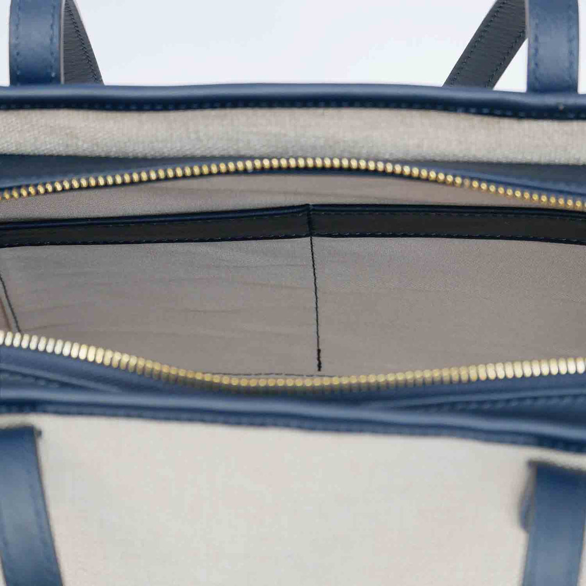 Massimina Small Tote Canvas and Leather