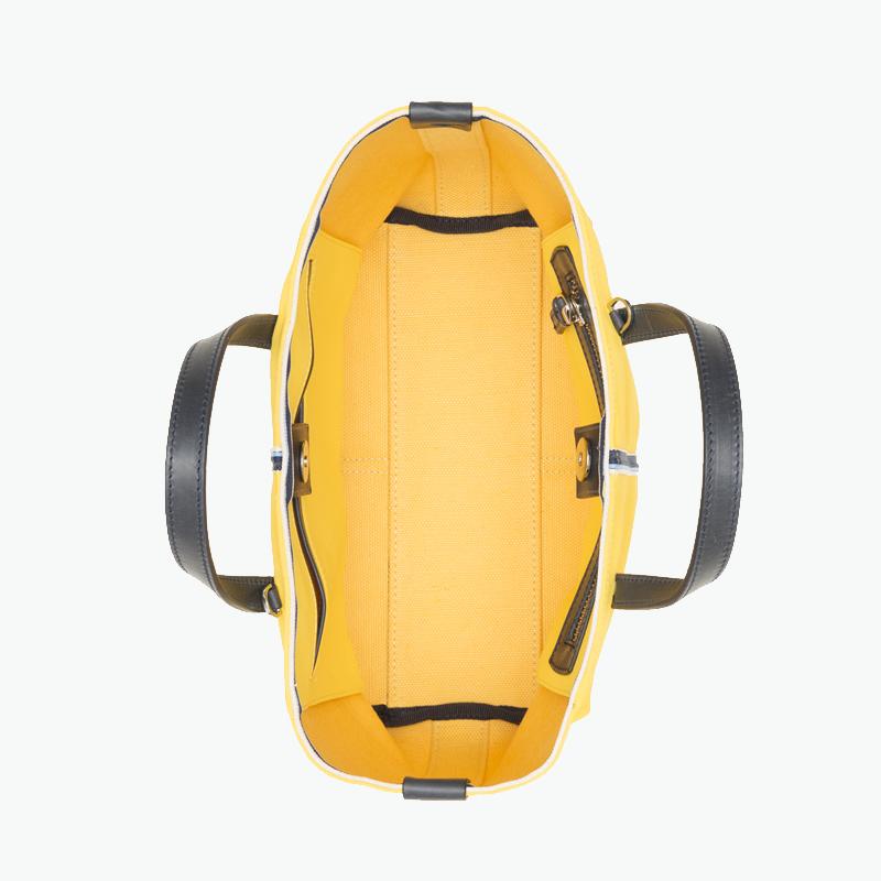 Carlia Small Tote Canvas and Leather - Nosetta