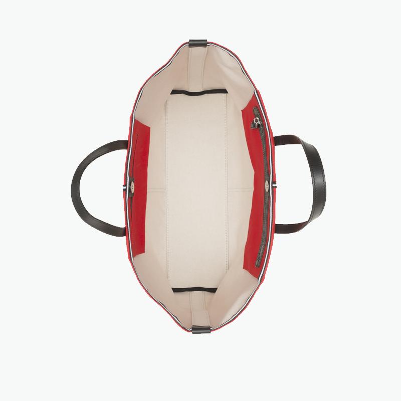 Carlotta Large Tote Canvas and Leather - Nosetta