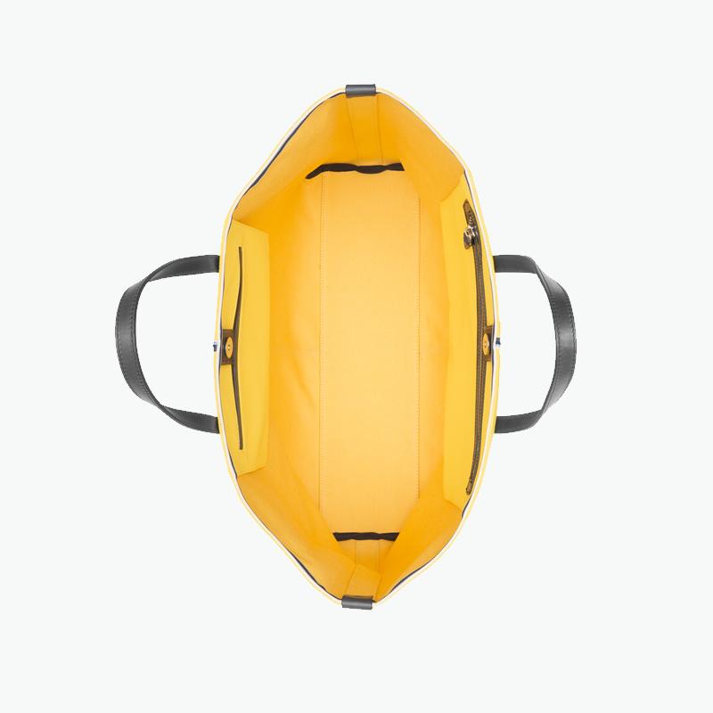 Carlotta Large Tote Canvas and Leather - Nosetta