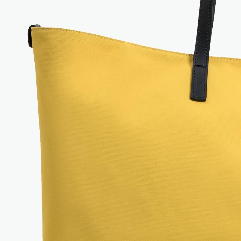 Carlotta Large Tote Canvas and Leather - Nosetta