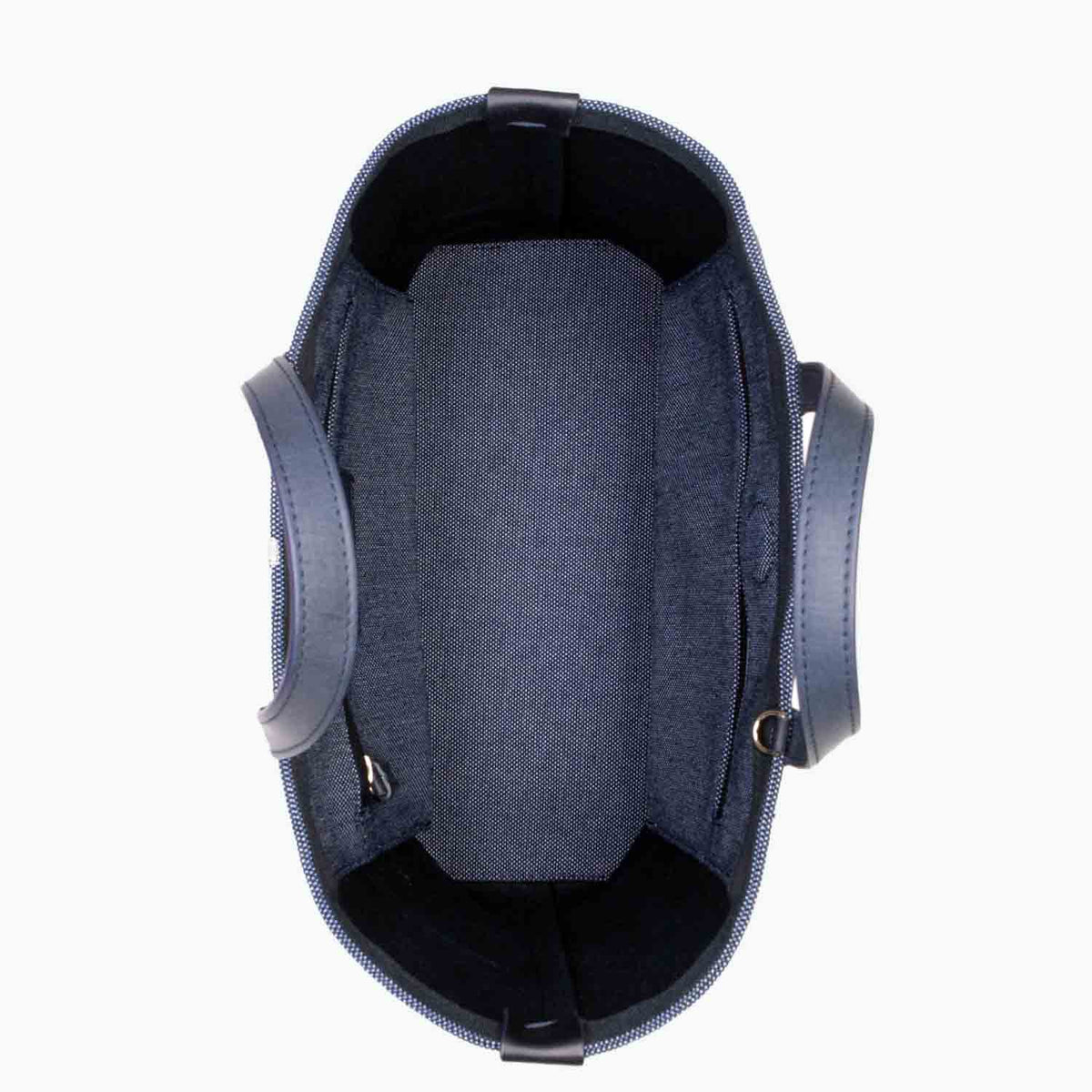 Carlia Small Tote Denim and Leather - Nosetta