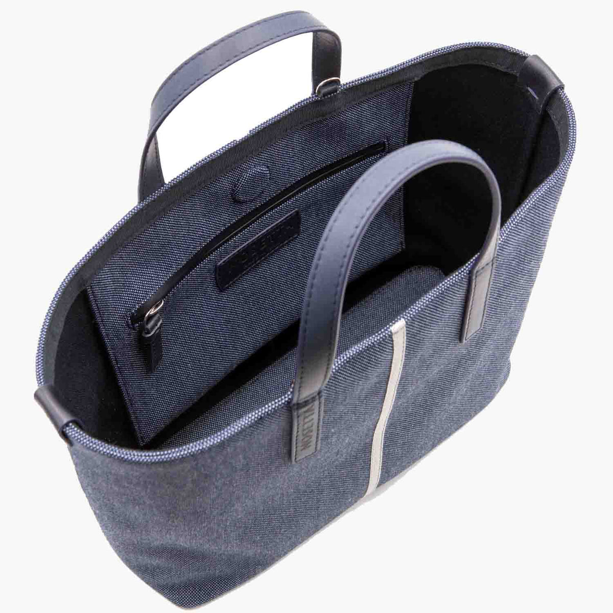 Carlia Small Tote Denim and Leather - Nosetta