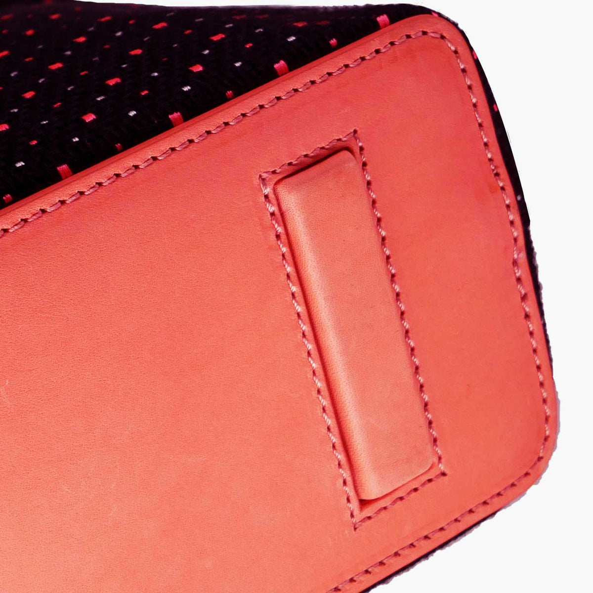 Carlia Shopper Piccola a Pois in Canvas e Pelle